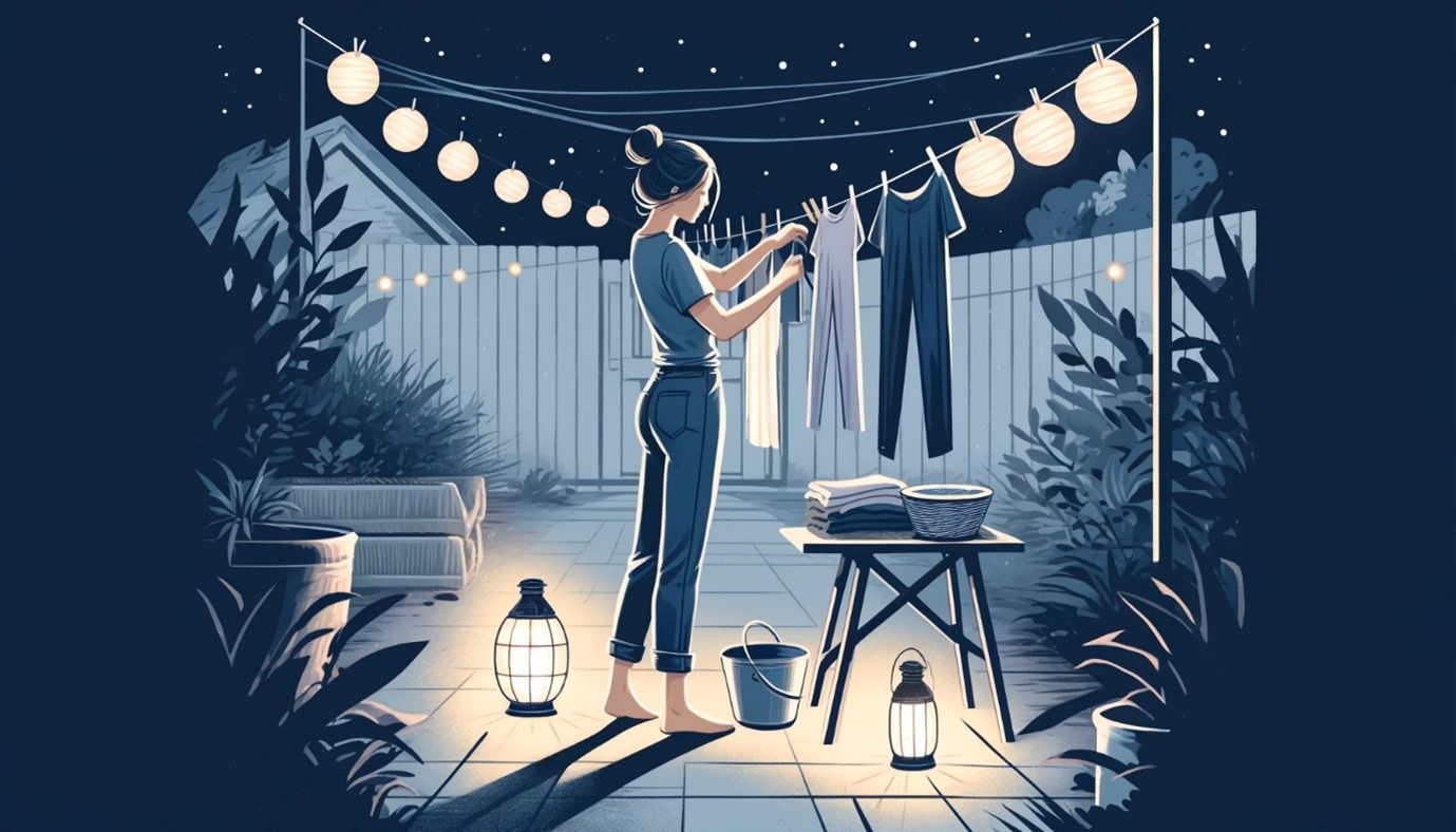 洗濯物を夜干すと虫がつく?